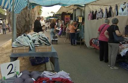 Mercadillo en Cáceres