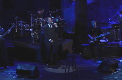 Julio Iglesias en un concierto en el Teatro Romano