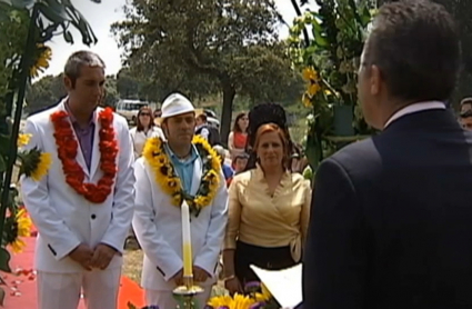 Ceremonia civil de dos hombres