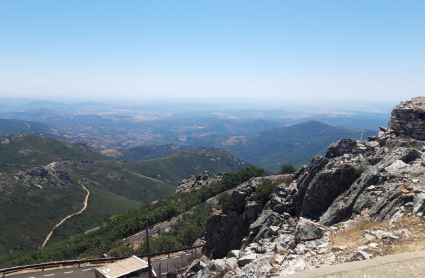 Vista desde el pico de La Villuerca