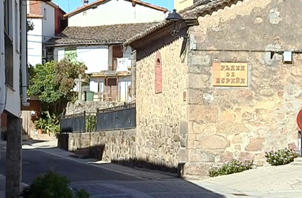 calle de la localidad de Talaveruela de la Vera