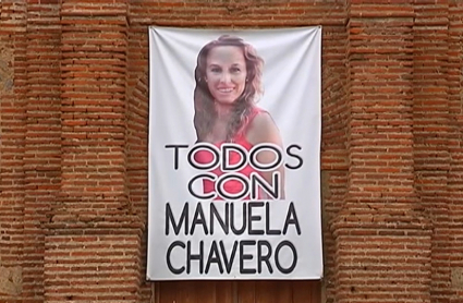 Cartel de Manuela Chavero en Monesterio