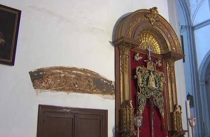 Pinturas superpuestas del siglo XVI y XVIII aparecidas en la capilla de San José 