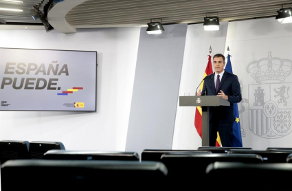 Pedro Sánchez en Moncloa