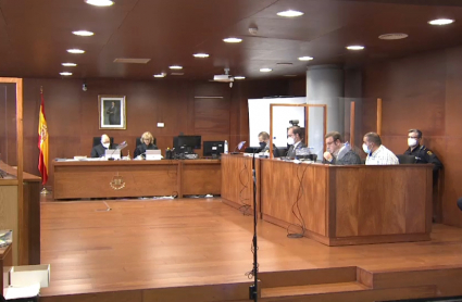 Sala de vistas de la Audiencia Provincial de Cáceres
