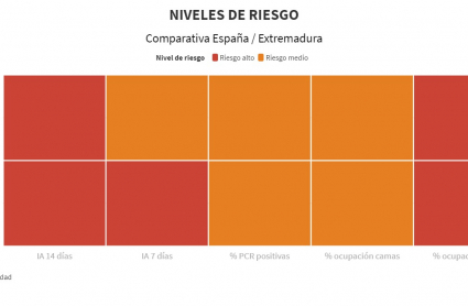 Indicadores por niveles de riesgo