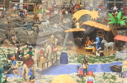 Imagen de una parte del portal de Playmobil de Villanueva de la Serena