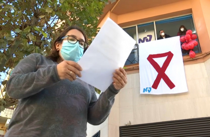 Acto y lectura de manifiesto en Badajoz