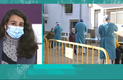 Irene de Miguel, de Unidas por Extremadura, ha iniciado la ronda de entrevistas en directo en Canal Extremadura TV.