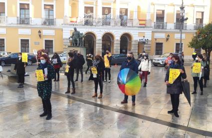 Concentración frente al ayuntamiento