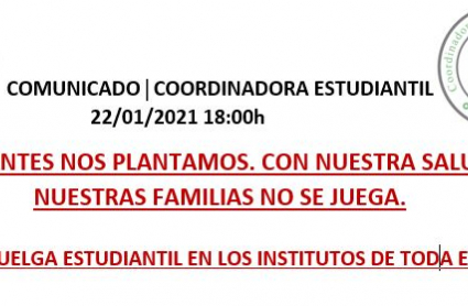 Comunicado de la Coordinadora Estudiantil