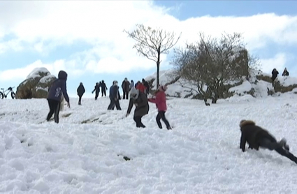 Nieve en Llerena