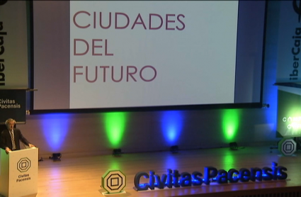 Acto de presentación del proyecto Campus Civitas en Badajoz.