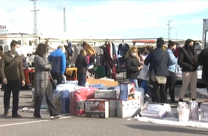 Mercadillo dominical de Badajoz