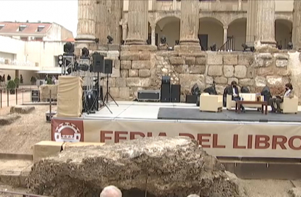 Feria del libro de Mérida, en el Templo de Diana