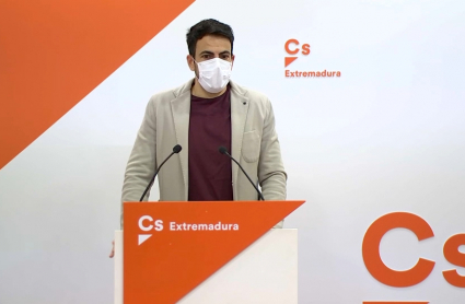 David Salazar, líder de Ciudadanos Extremadura