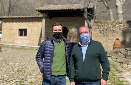 Casado y Monago en el Monasterio de Yuste