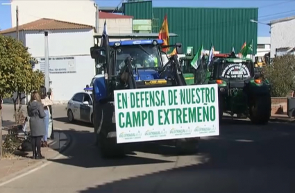 Tractorada de Miajadas a Madrid