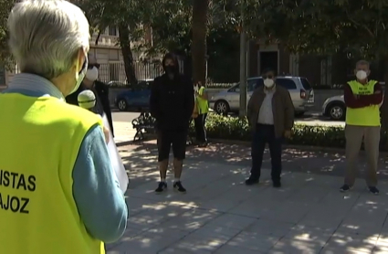 Pensionistas reclaman pensiones dignas en Badajoz