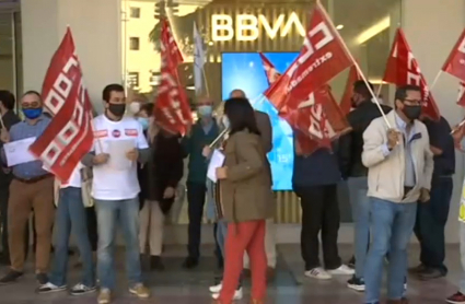 Protesta de esta mañana