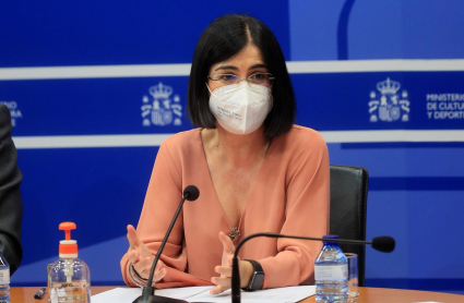 La ministra de Sanidad, Carolina Darias