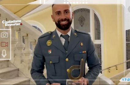 José Pedro Sageras, Guardia Civil que representa a Extremadura en Míster Gay Pride
