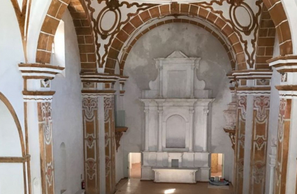 Interior de la iglesia de los Jesuitas de Fregenal de la Sierra tras su restauración