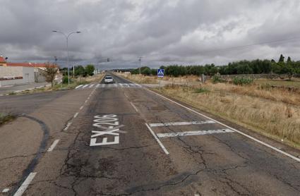 Zona cercana al lugar del accidente