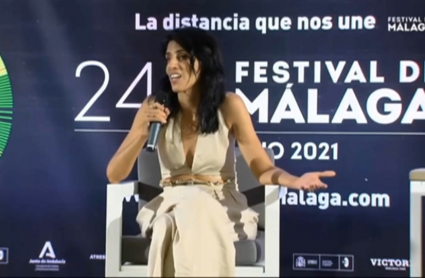 Ainhoa Rodríguez, de Destello Bravío, en el festival de Málaga