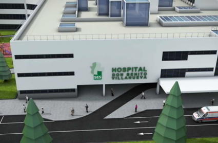 Recreación del nuevo hospital Don Benito-Villanueva de la Serena