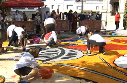 Elaboración de la alfombra