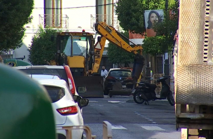 Calle Félix Valverde Lillo en obras