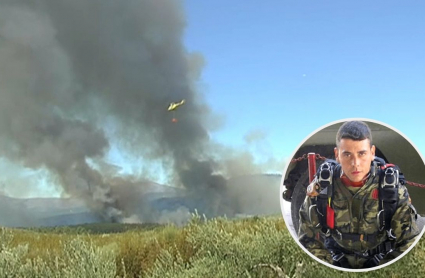 Alberto Guisado, cabo de la Unidad Militar de Emergencias, fallecía en los incendios de Sierra de Gata en 2012