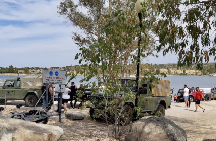 Brigada Extremadura XI en la búsqueda en Proserpina