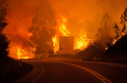 Imagen de archivo de un incendio en Portugal