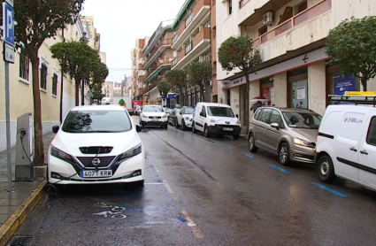 Calle Félix Valverde Lillo antes de comenzar las obras de peatonalización