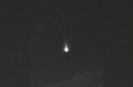 Meteorito sobre Badajoz