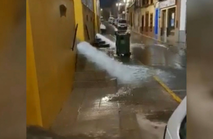 Inundaciones de varias casas en Zafra