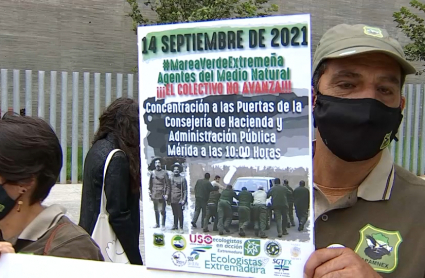Manifestantes en Mérida