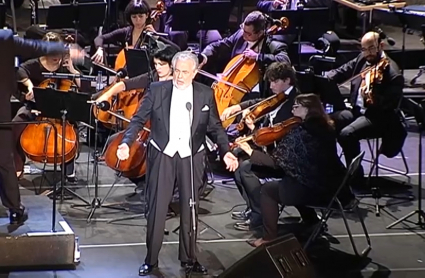 Plácido Domingo en el Stone and music de Mérida