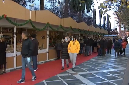 Mercado navideño en Badajoz