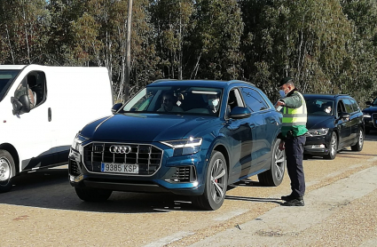 Control de documentación en la frontera Badajoz-Caya