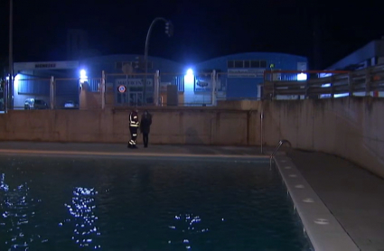 Piscina del parque de bomberos de Badajoz