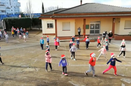 Colegio Francisco de Aldana de Cáceres. Fiesta de navidad