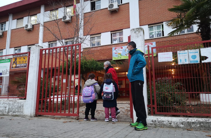 Vuelta al cole en el colegio Glacis de Badajoz