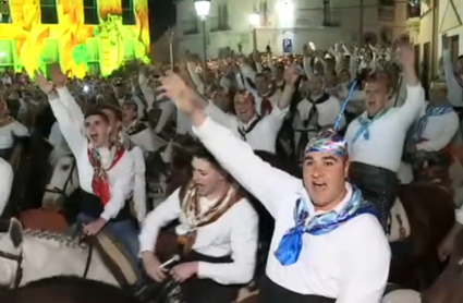 Celebración de 'La Encamisá' antes de la llegada de la pandemia