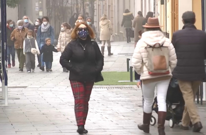 Extremeños paseando durante este invierno