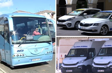 Autobús, taxis y ambulancias, transportes de viajeros por carretera