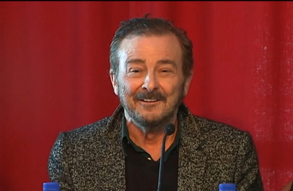 El actor Juan Diego, en la 21ª Edición de los Premios San Pancracio de Cáceres en 2014