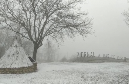 Nieve en Piornal